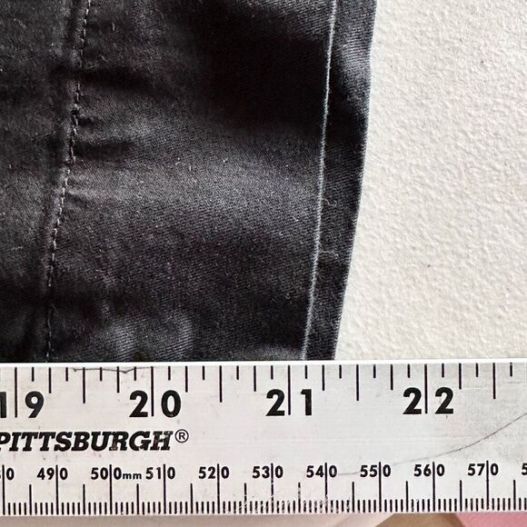 Lauren Active Ralph Lauren Pants Women 12 Black Crop Straight‎ Stretch - Picture 9 of 11